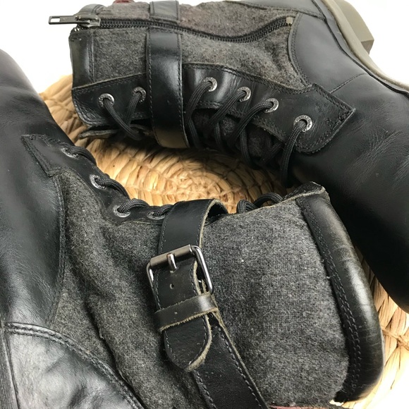 Ugg Kesey Waterproof Lace Up Boot Black 8.5 - Picture 7 of 12